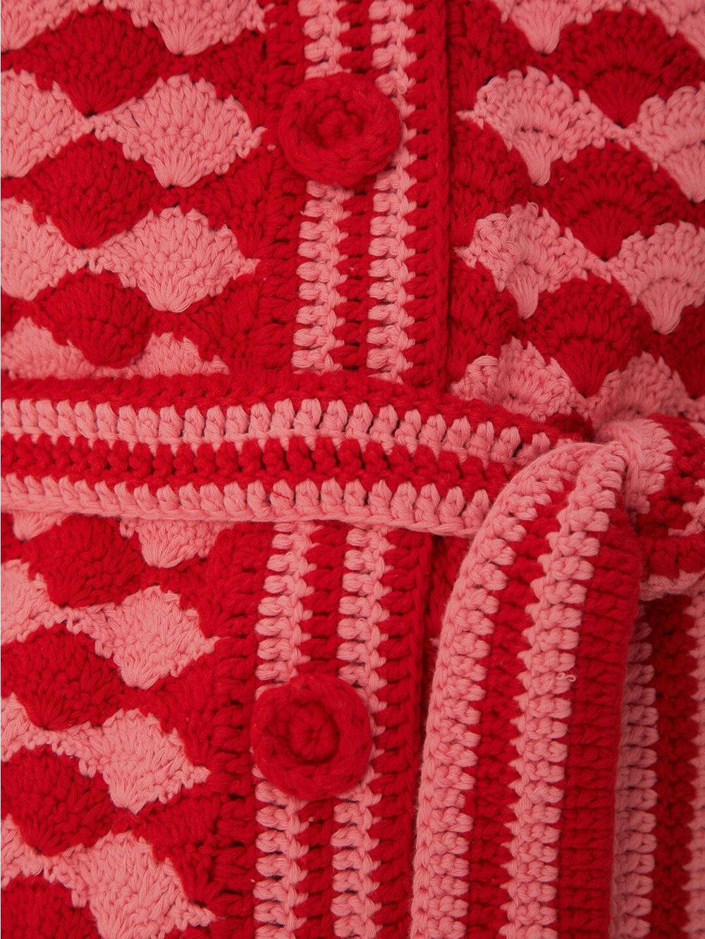 Farm Rio Fan Stitch Crochet Cardigan - Picture 7 of 9